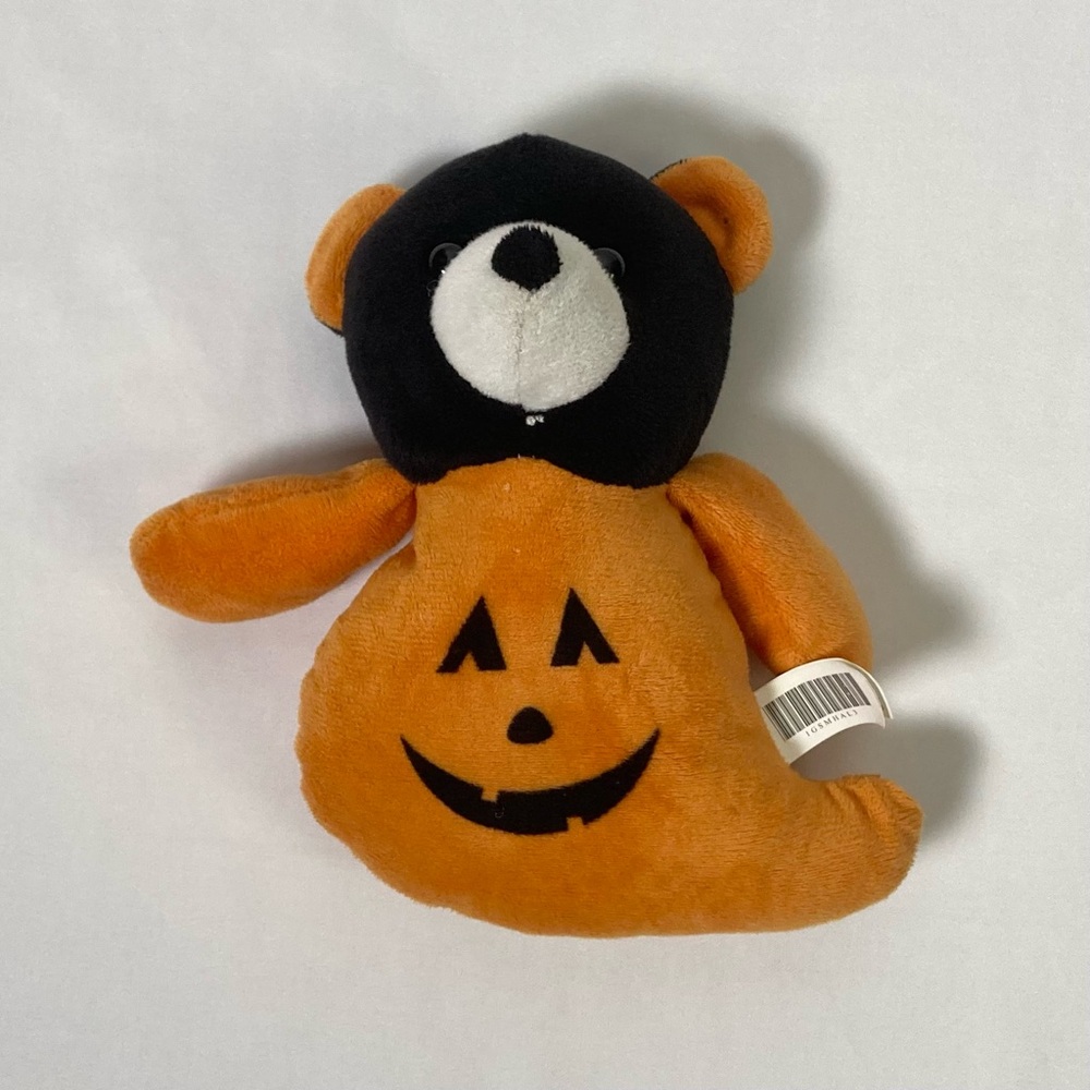 ⭐️ Mini Jack-O-Lantern Ghost Teddy Bear Plush